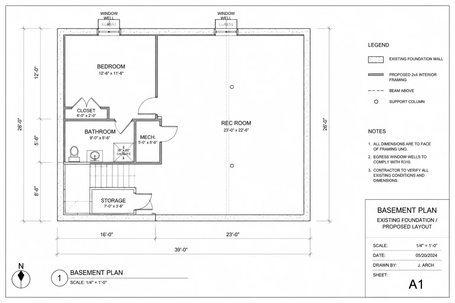 Basement Finishing Project
