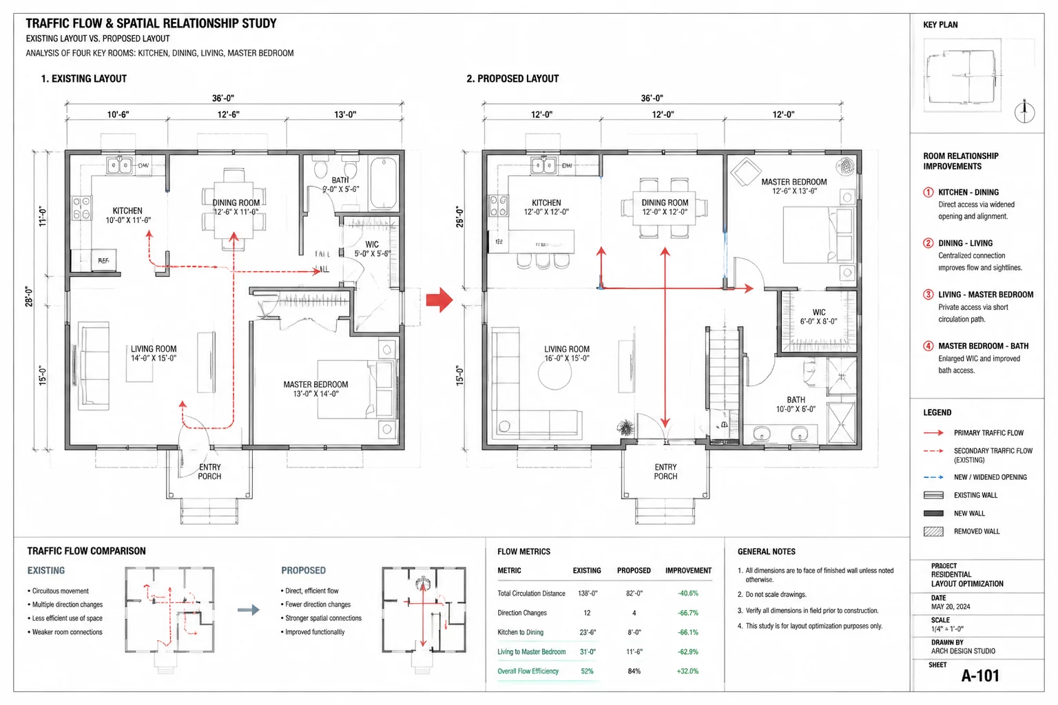 Four Relationships Changed Floor Plan